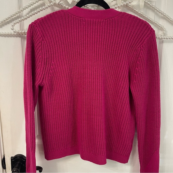 Pink LOFT Button Up Cardigan - Picture 2 of 7